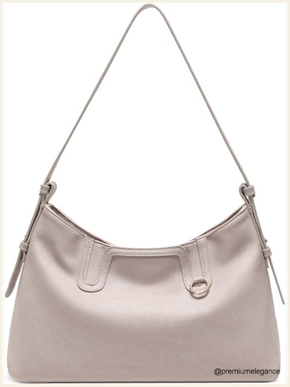 Trendy Hobo Bag for Women Shoulder Handbag Leather Purse Everyday Use